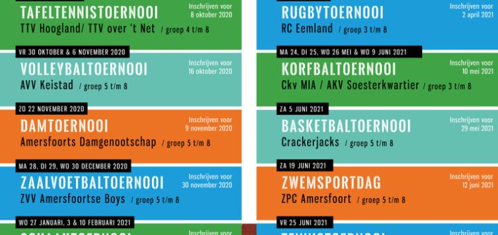 Amersfoortse Schoolsportkampioenschappen 2020 - 2021